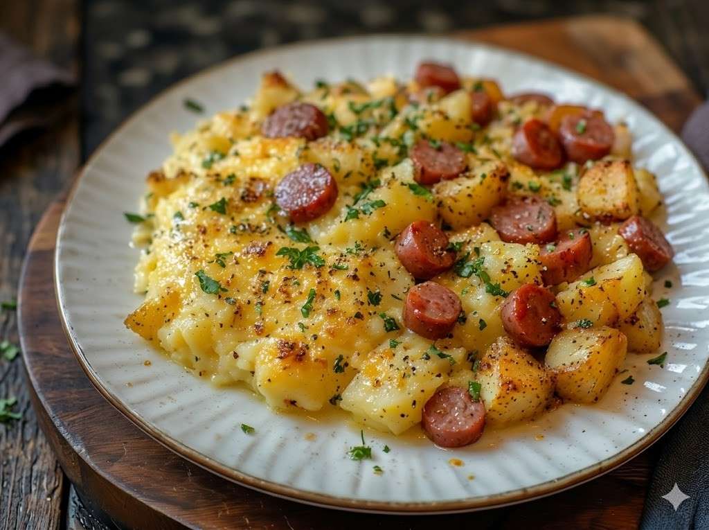 Rustic Dublin Coddle with Sausage and Potatoes
