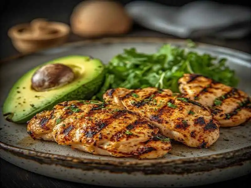 California Grilled Chicken with Avocado