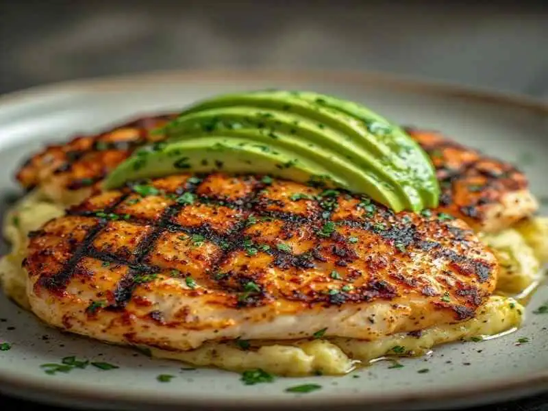 California Grilled Chicken with Avocado