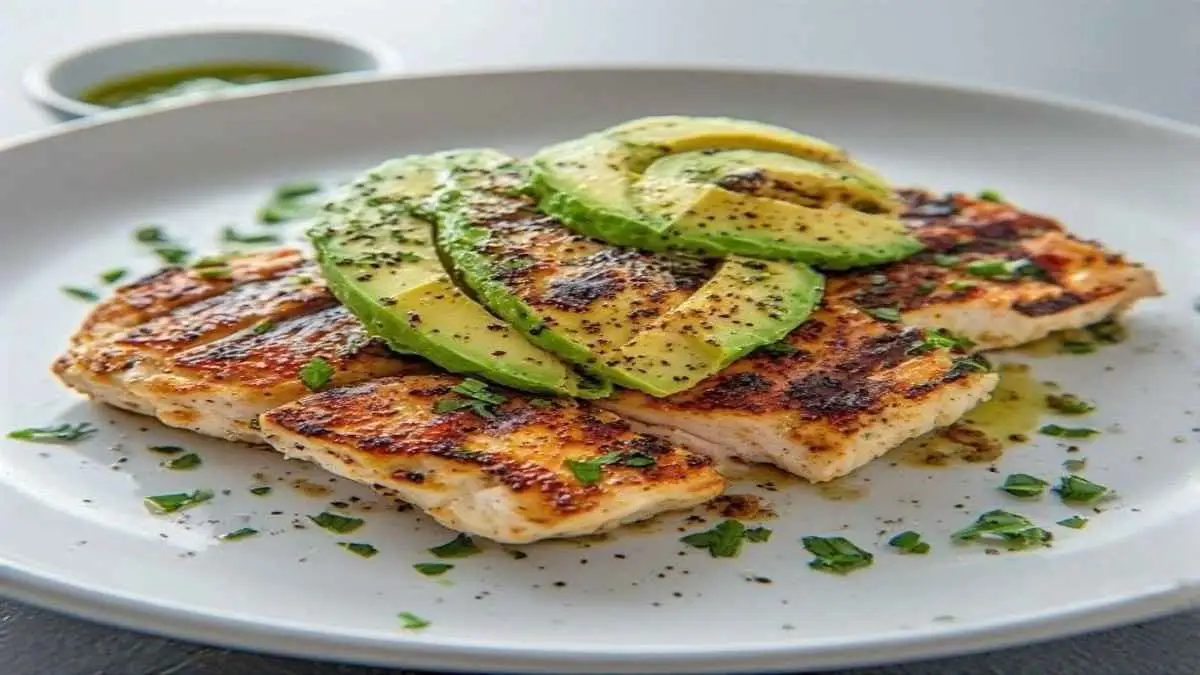 California Grilled Chicken with Avocado