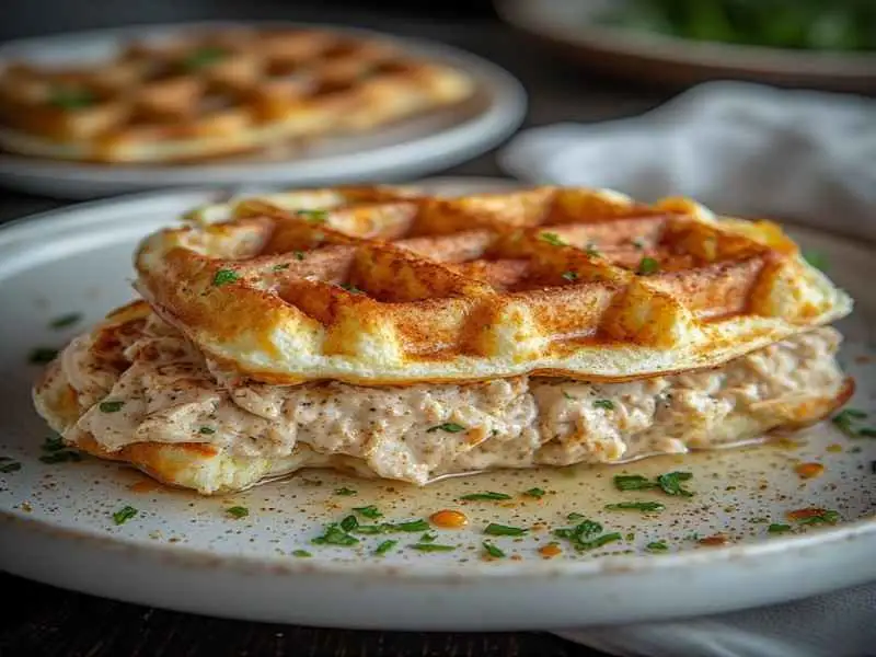Savory Tuna Melt Chaffle