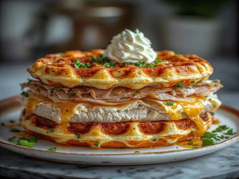 Savory Tuna Melt Chaffle