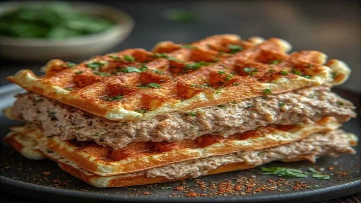 Savory Tuna Melt Chaffle