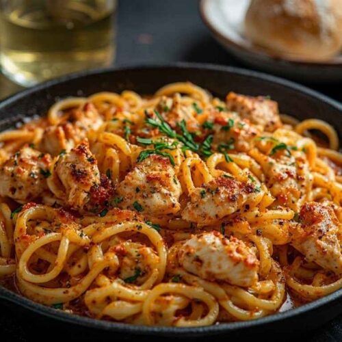 creamy spicy chicken pasta