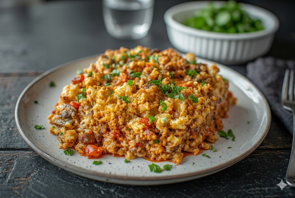 Keto Taco Casserole with Cottage Cheese