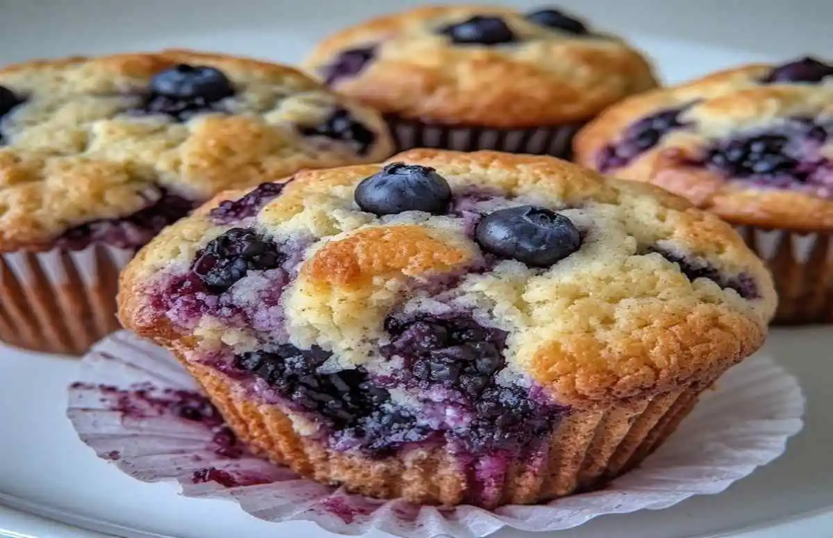 Blueberry Cream Cheese Muffins