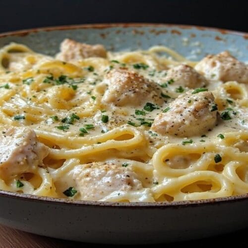 Creamy Garlic Parmesan Chicken Pasta