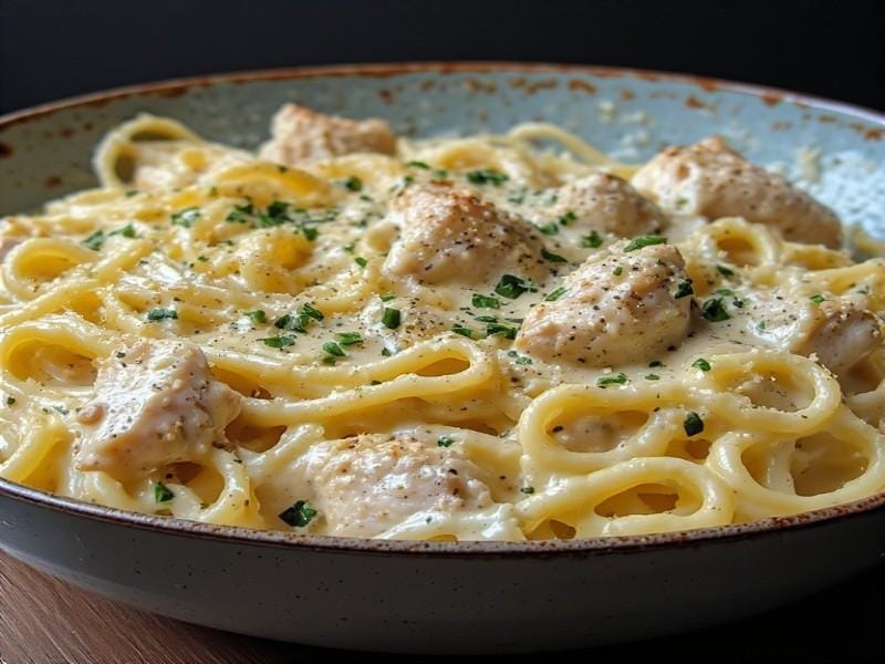 Creamy Garlic Parmesan Chicken Pasta