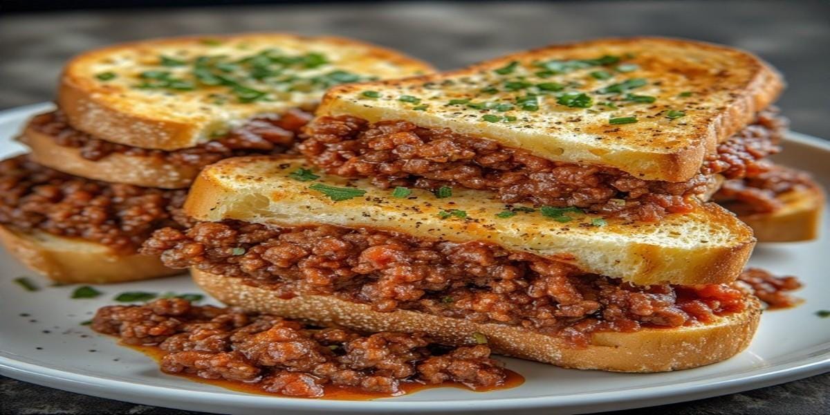 garlic toast sloppy joe melts