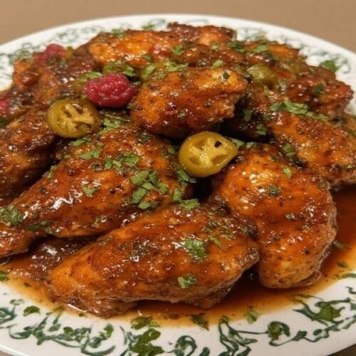 Sweet & Spicy Jalapeño Raspberry Chicken