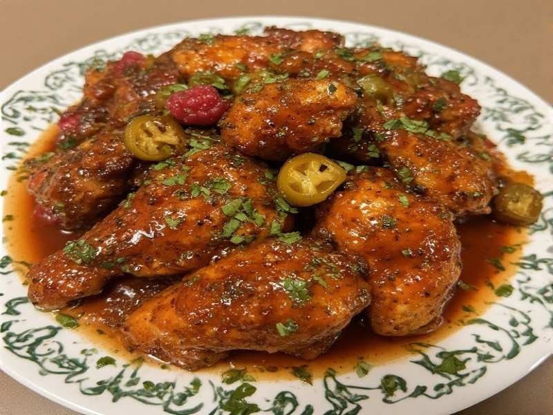 Sweet & Spicy Jalapeño Raspberry Chicken