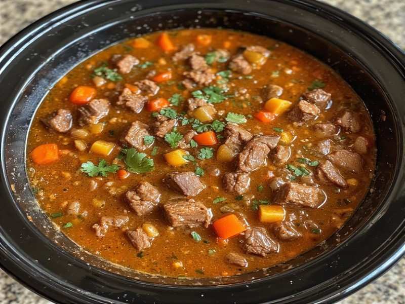 creamy taco soup crock pot beef recipe
