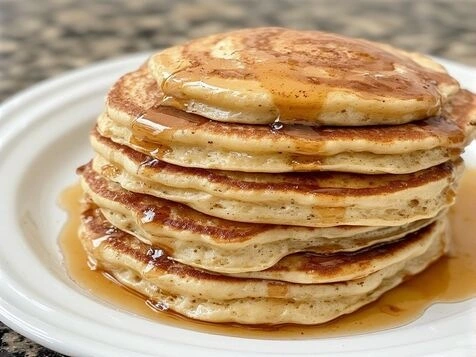 cinnamon roll pancakes with Pillsbury