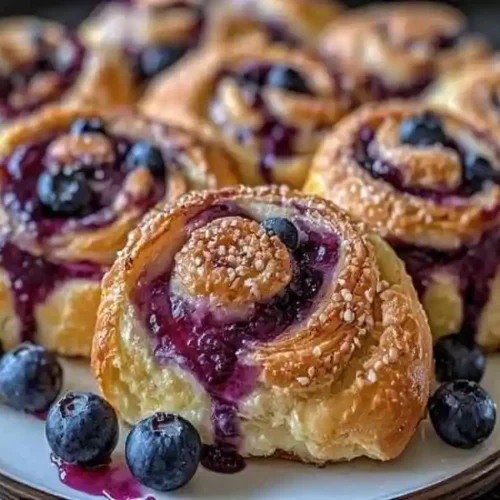 Blueberry Cheesecake Crescent Rolls