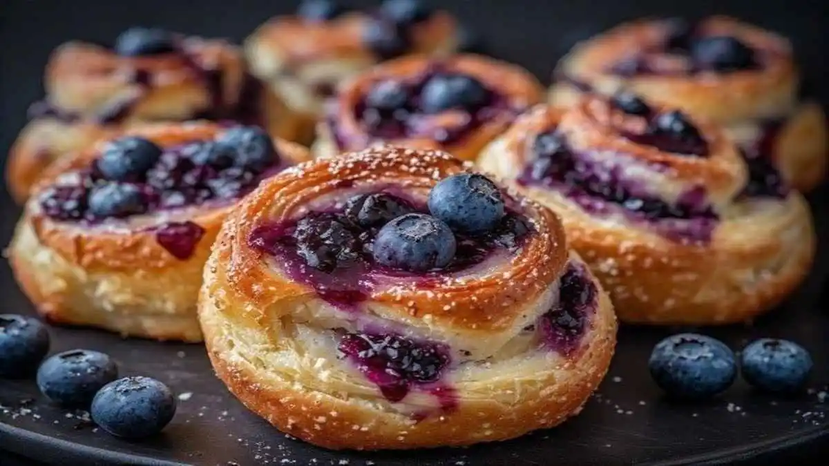 Blueberry Cheesecake Crescent Rolls