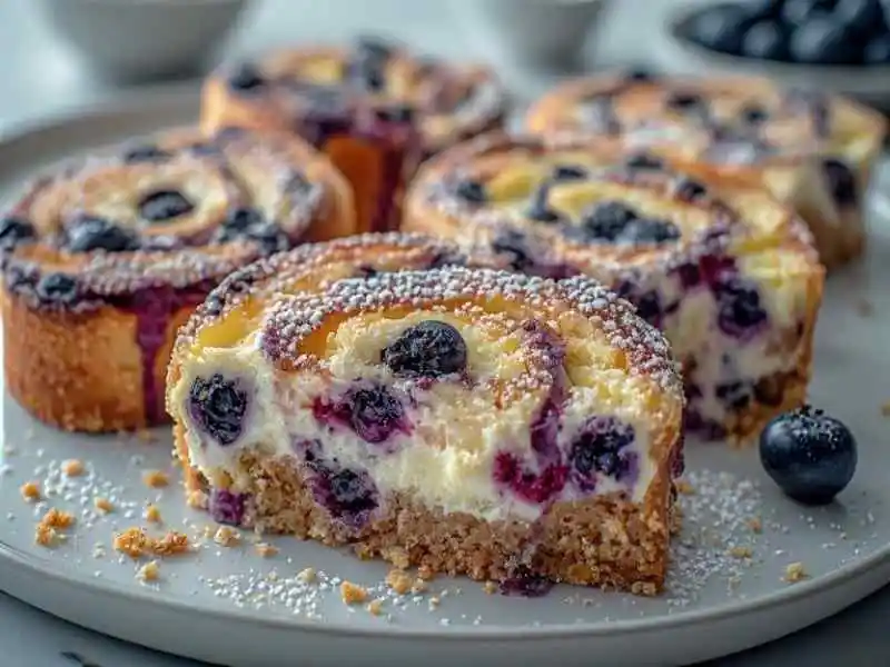 Blueberry Cheesecake Rolls Recipe
