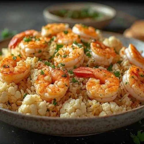 Cauliflower Fried Rice with Shrimp