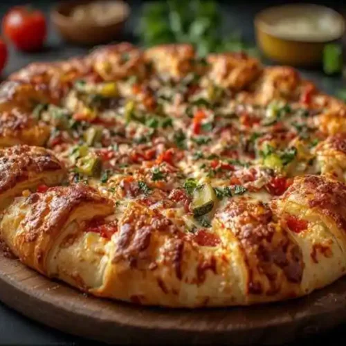Crescent Roll Veggie Pizza Recipe