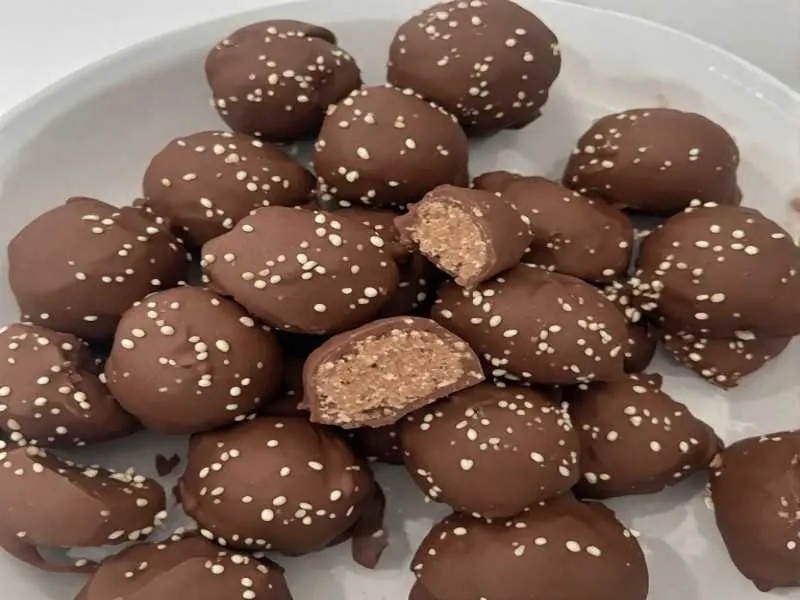 Easy Butterfinger Balls