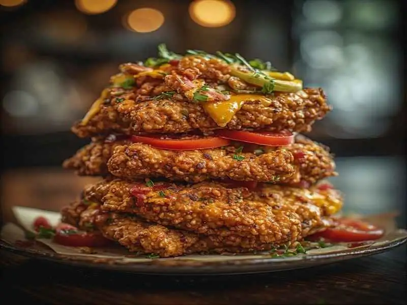 Hawaiian Huli Huli Chicken Stack Recipe
