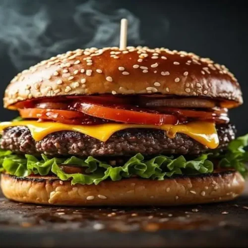 Juicy Homemade Beef Burgers