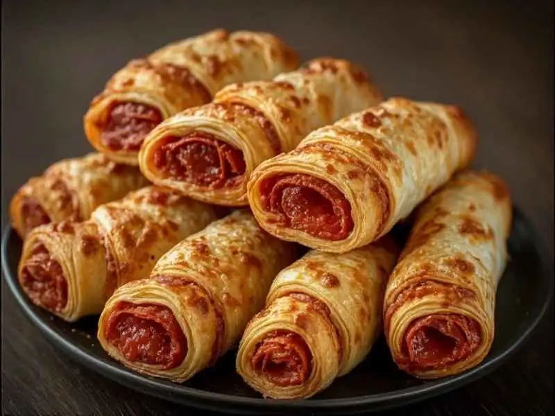 Pepperoni Pizza Crescent Rolls