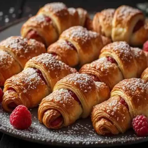 Raspberry Crescent Rolls