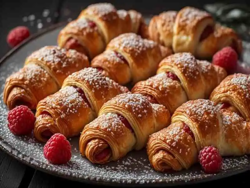 Raspberry Crescent Rolls