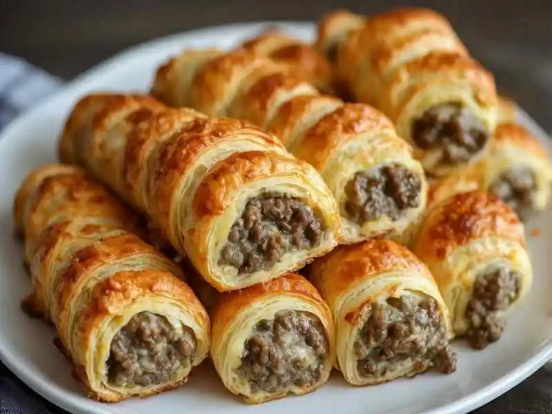 Sausage Cream Cheese Crescent Rolls

