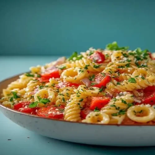Tangy Mediterranean Pasta Salad