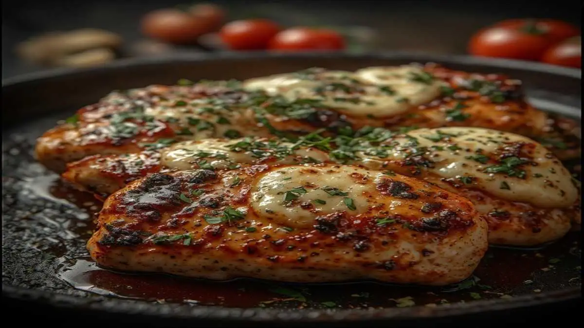 Balsamic Chicken with Mozzarella Cheese