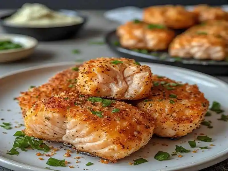 bang bang salmon bites recipe air fryer