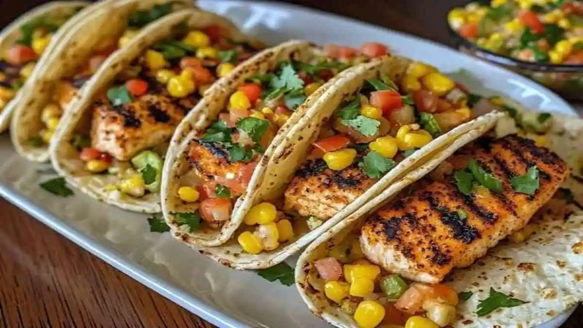 Blackened Fish Taco Bowls with Corn Salsa