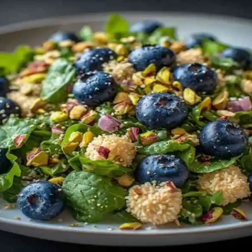 Blueberry Pistachio Spring Salad