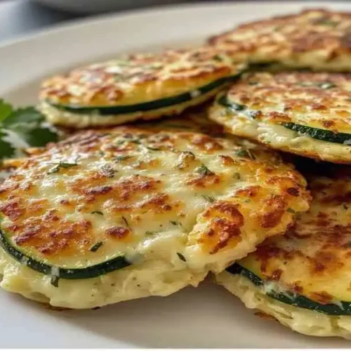 cheesy zucchini chicken fritters