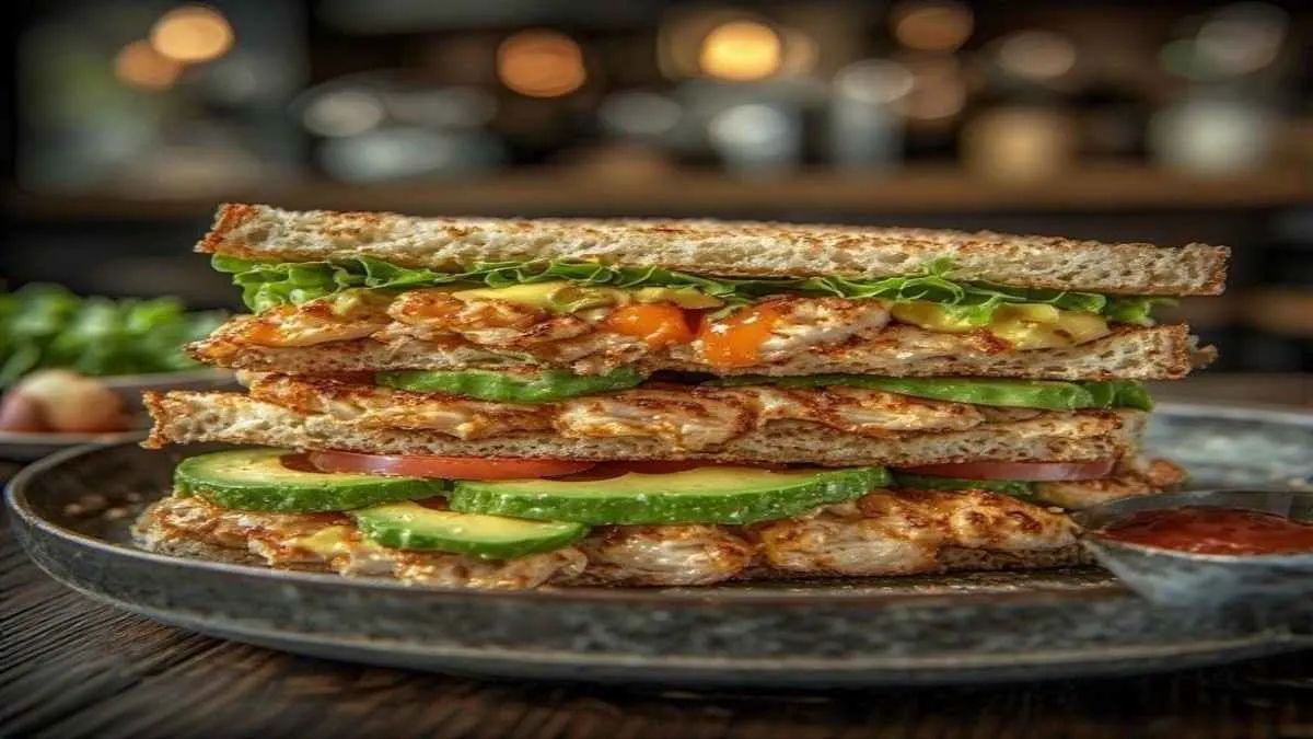 Chicken Avocado Melt Sandwich