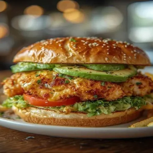 Chicken Avocado Melt Sandwich