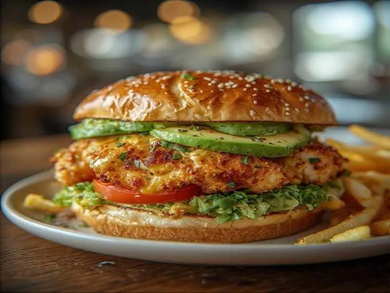 Chicken Avocado Melt Sandwich