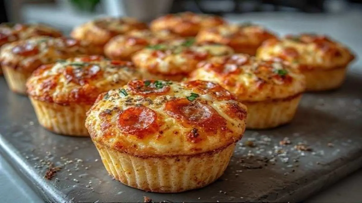 easy carnivore pizza muffins