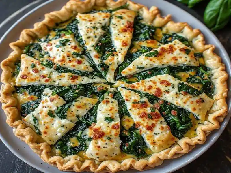 Greek Spinach and Feta Pie Spanakopita Recipe
