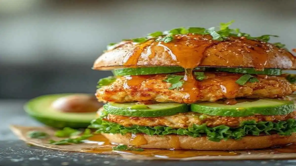Honey Lime Chicken and Avocado Stack