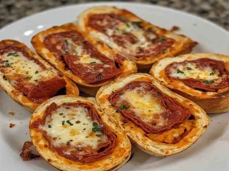 mozzarella pepperoni roll ups keto