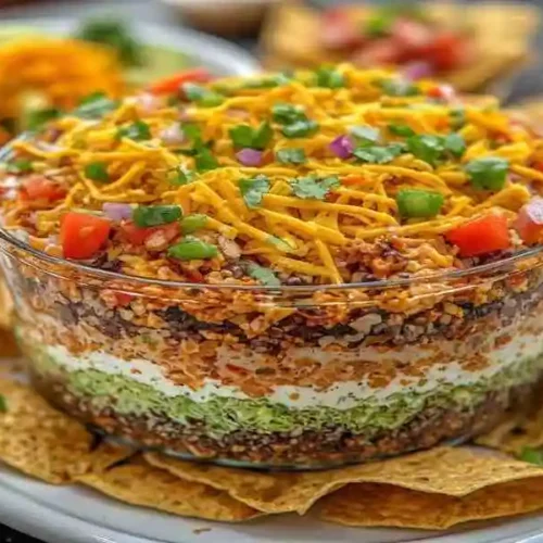 Seven Layer Taco Salad Dip