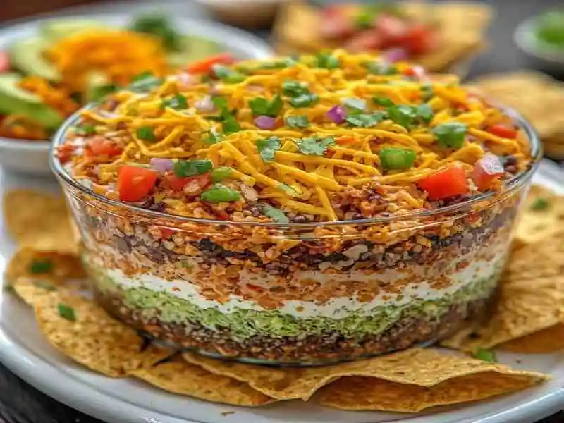 Seven Layer Taco Salad Dip