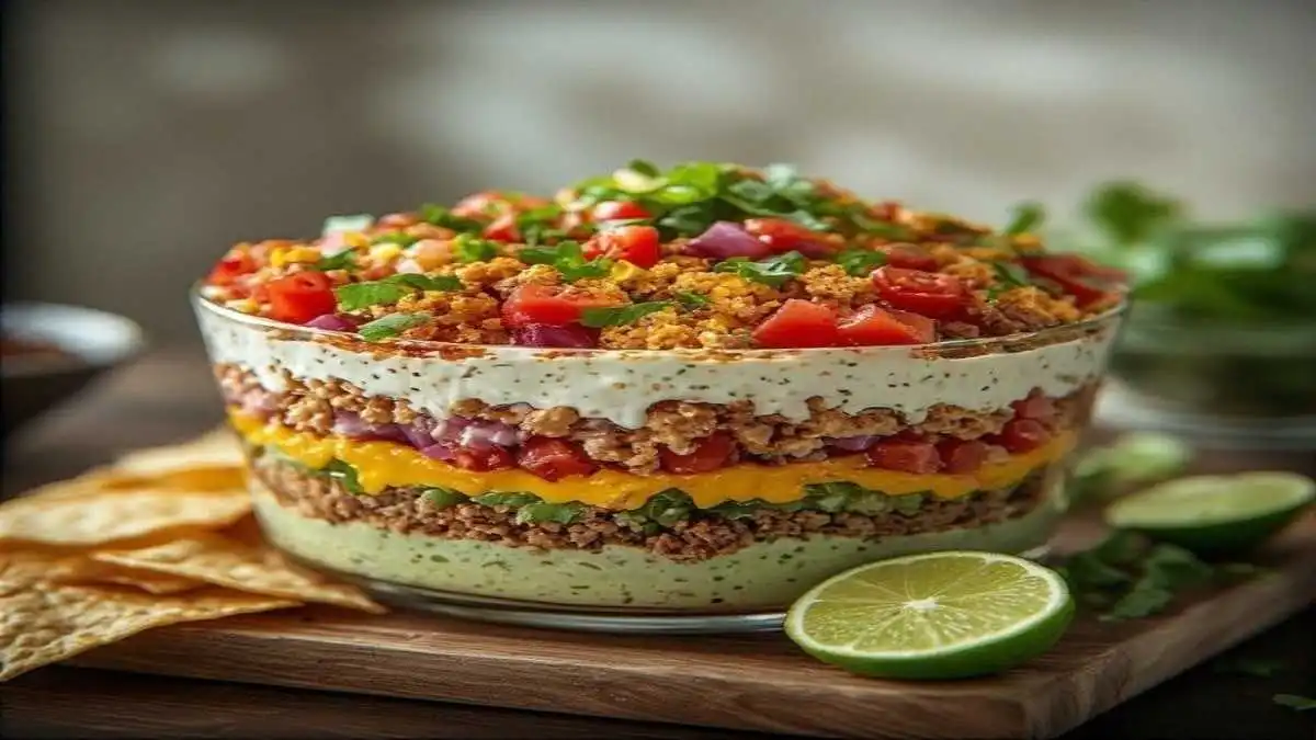 Seven Layer Taco Salad Dip