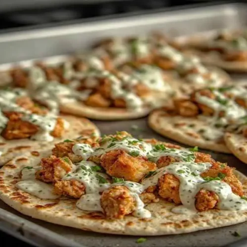 sheet pan chicken pitas with herby ranch