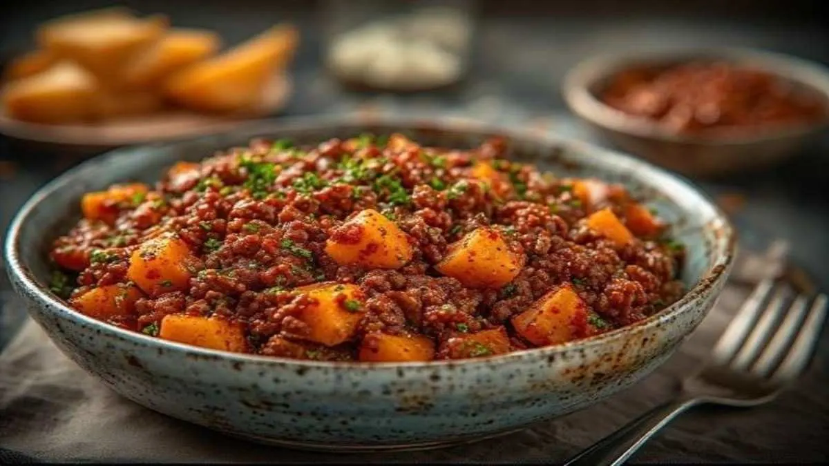 Sloppy Joe Bowls with Sweet Potatoes