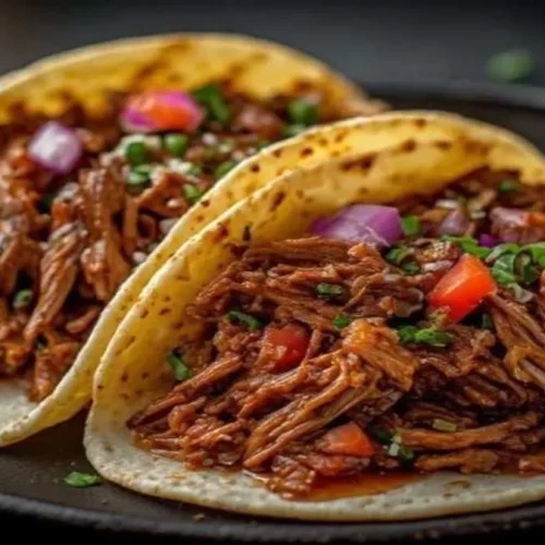 slow cooker BBQ pulled pork tacos