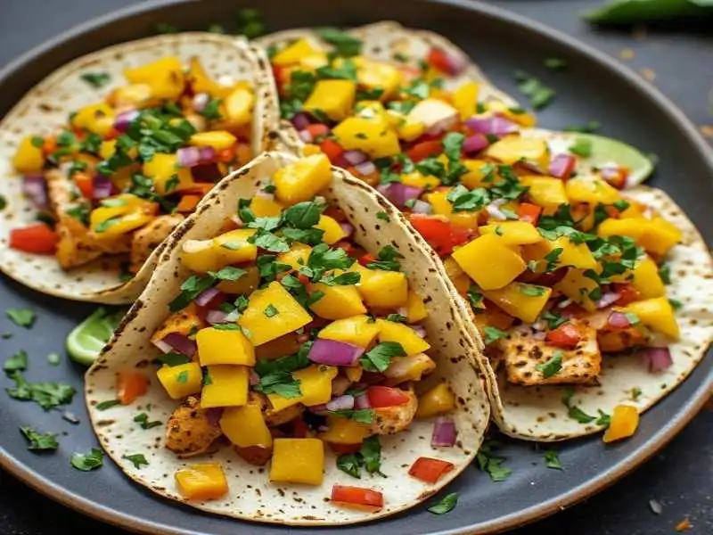spicy mango salsa fish tacos recipe