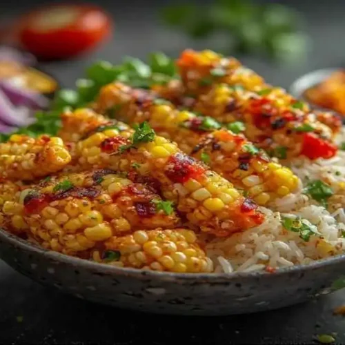 street corn chicken rice bowls recipe